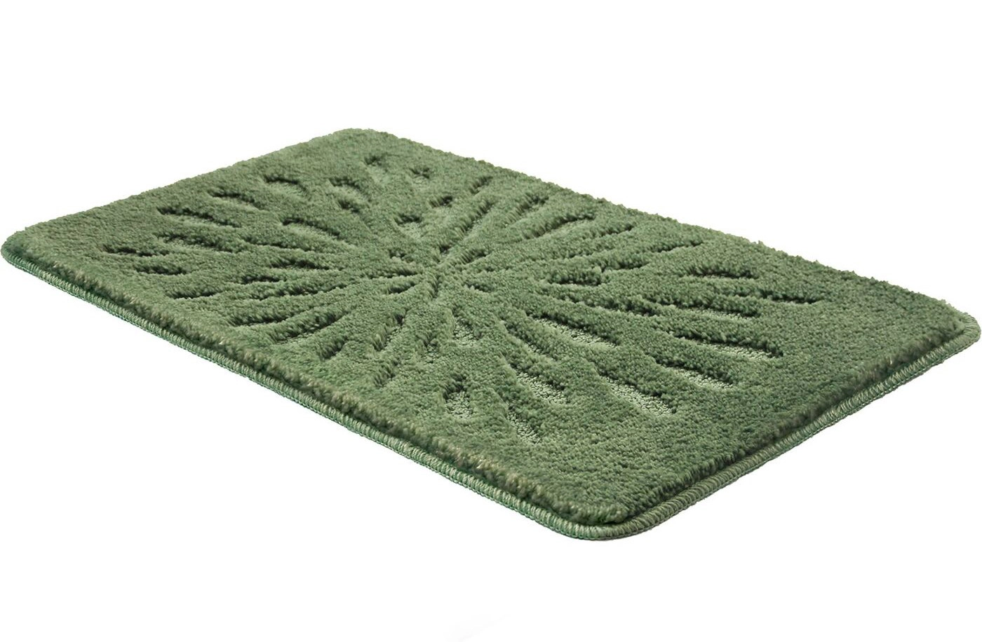 Коврик д/в SHAHINTEX PP LUX 50х80 зелёный (52)