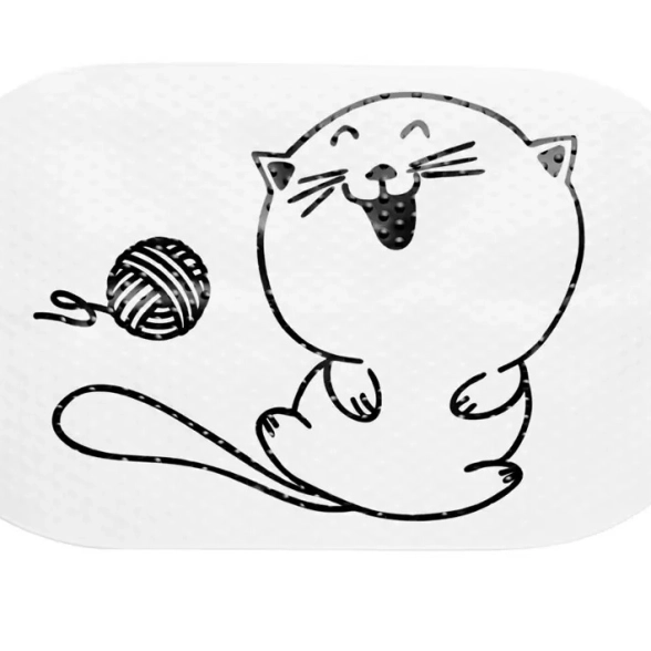 Spa-коврик ПВХ Клубок Happy Cats