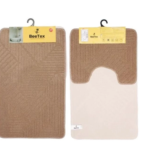 Комплект ковриков BEE TEX 55x90+45x55 мокко