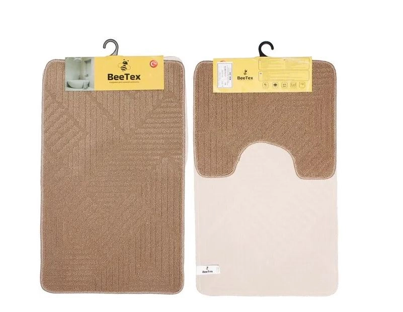 Комплект ковриков BEE TEX 55x90+45x55 мокко