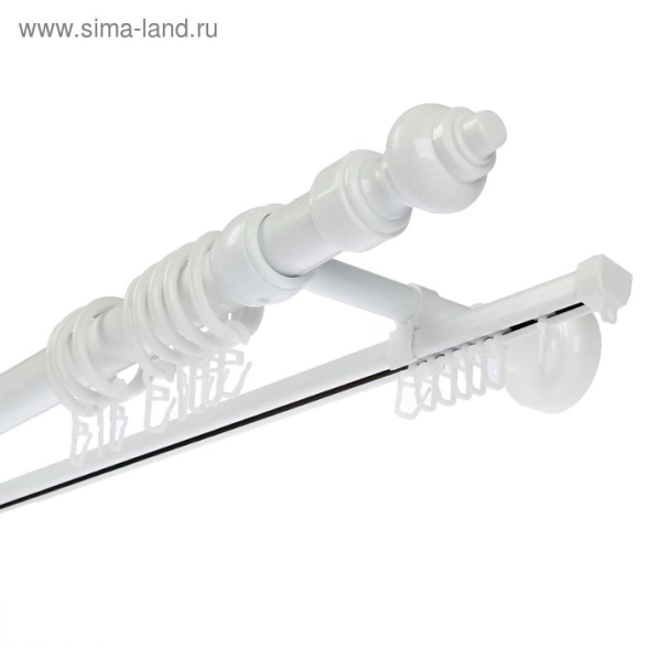 Карниз с U-шиной 2.0м белый