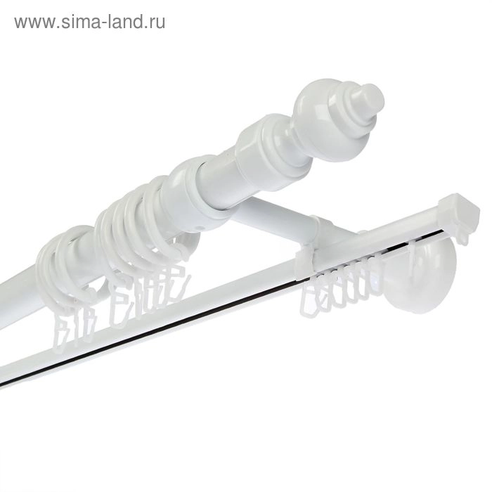Карниз с U-шиной 2.0м белый