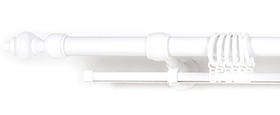 Карниз с U-шиной 3.0м белый