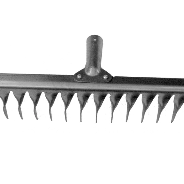 Грабли клеп. с витым зубом 14-зуб нерж. 1200мм в/с 66-1-001