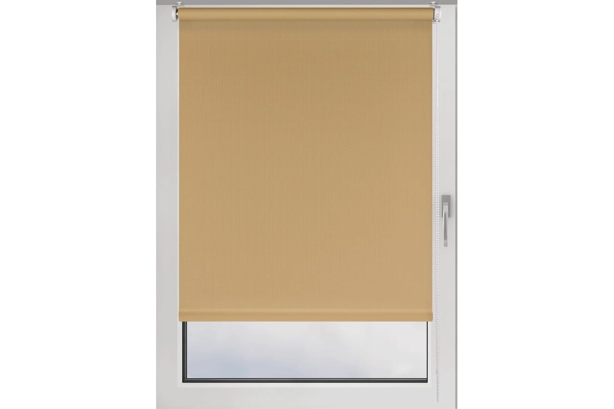 Штора рулонная Shantung 55x160 см бежевый