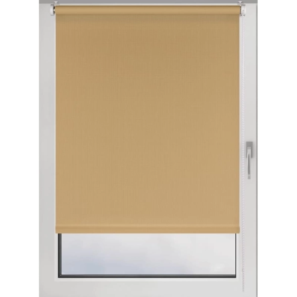 Штора рулонная Shantung 60x160 см бежевый