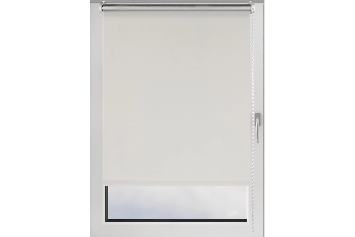 Штора рулонная Blackout Silver 120x160 см белый
