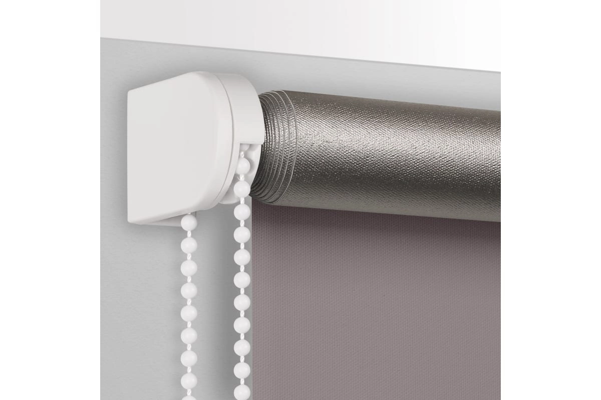 Штора рулонная Blackout Silver 70x160 см серый-image-1