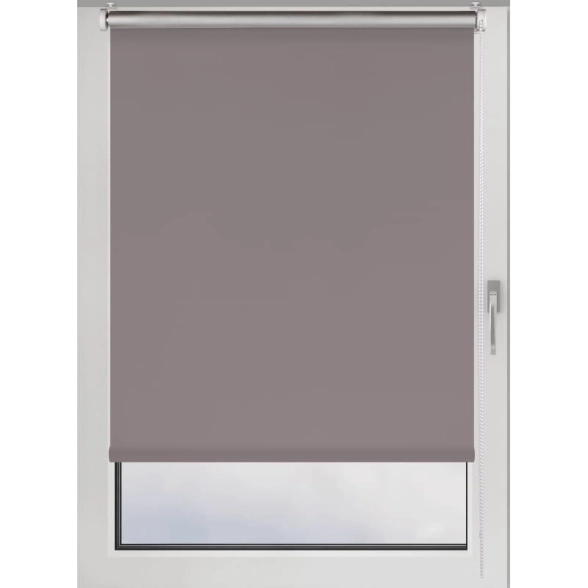 Штора рулонная Blackout Silver 70x160 см серый