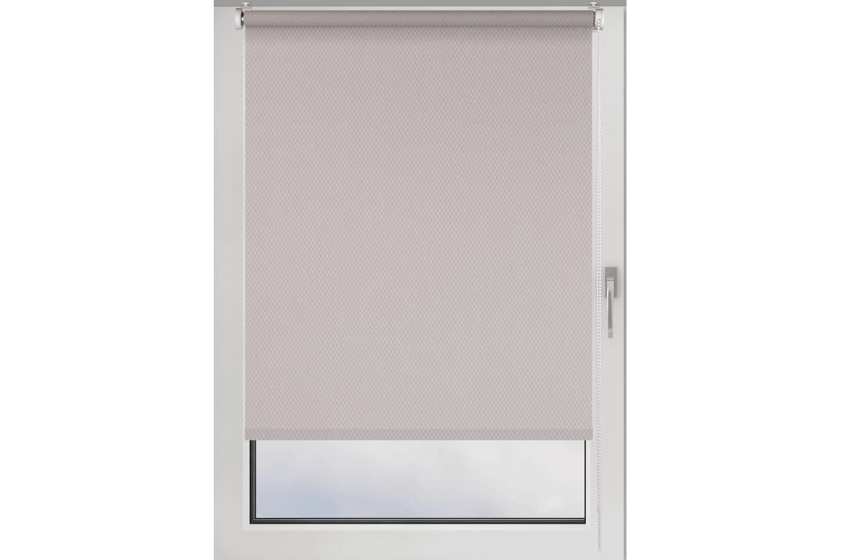 Штора рулонная Ribbed 60x160 см серый