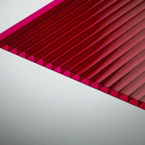 Поликарбонат КАРБОГЛАСС Премиум 4мм 2,1х6м рубин