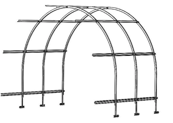 Вставка к Сигма 0,67м составная дуга+доп.прогоны к вставке