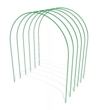 Дуга парник ПВХ 4м 1,6х1 ст.труба 6шт Садовита