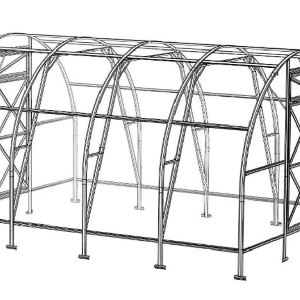 Теплица Дачная-Трешка 2020 4м