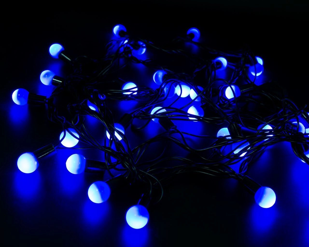 Гирлянда ШАР LED LQ-7 50л 10х10см ШАРИК синий