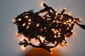 Гирлянда Черный провод 100 70 LED желтый 9810