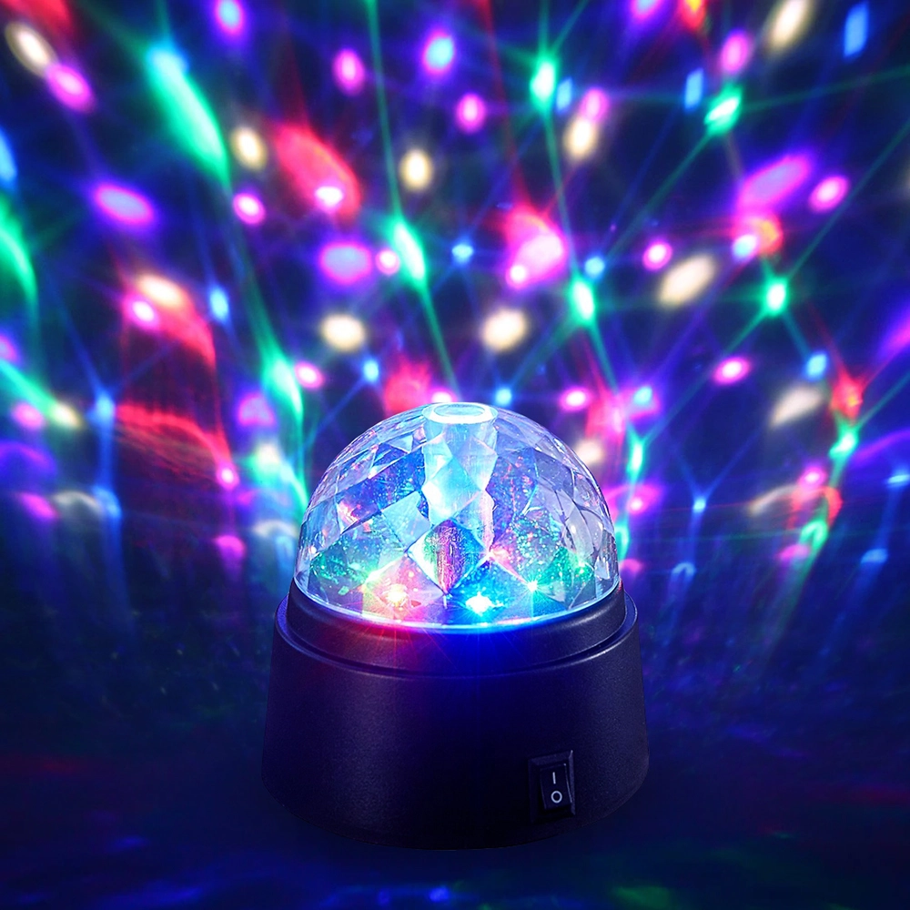 Шар Диско 6 LED разноцвет. ламп 9*9см 55130-image-1