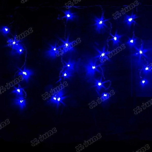Гирлянда д/наруж. прим.дождь BBTF-1 LED 96л 3*50см синий