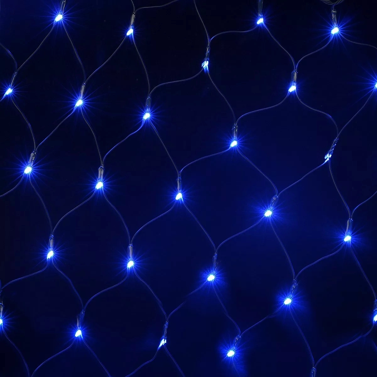 Гирлянда сетка LED LW-1 160л. пр.провод 1,5х1,5 синий