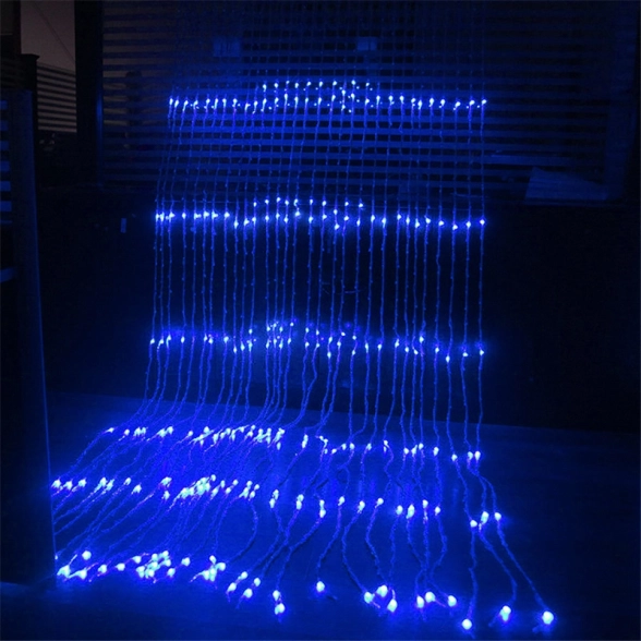Гирлянда светодиод. Водопад 2мx2м синяя