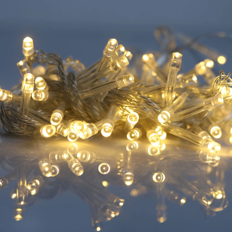 Гирлянда LED 500л теплый белый 20м G-8750D