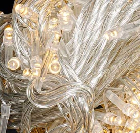 Гирлянда LED L-0-1 72л теплый белый 7м