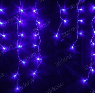 Гирлянда дождь LED LLC-1-7 100л 3*0,7м синий