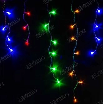 Гирлянда дождь LED LLC-10 320л 3*2м цветная с пультом