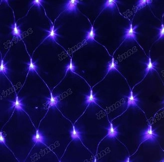 Гирлянда сетка LED LW-0-7 132л. п/провод 1,3х1,3 синий