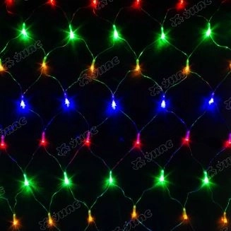 Гирлянда сетка LED LW-1-6 160л. п/провод 1,5х1,5 цветной