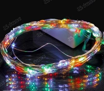 Гирлянда штора LED LLS-10-6 200л. цветной 2м 10нитей