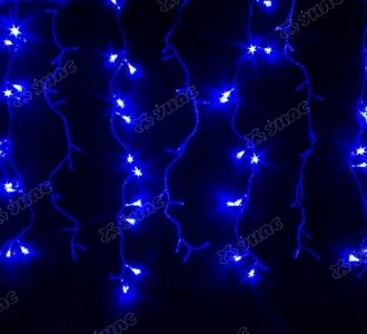 Гирлянда штора LED LC-0-7 132л. п/провод 1,3x1.3 синий