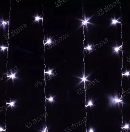 Гирлянда штора LED LC-4-2 320л. п/провод 2.5x3м холод.белый