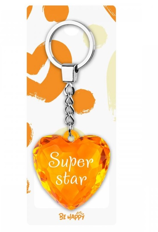 Брелок Акварель 05-Super star