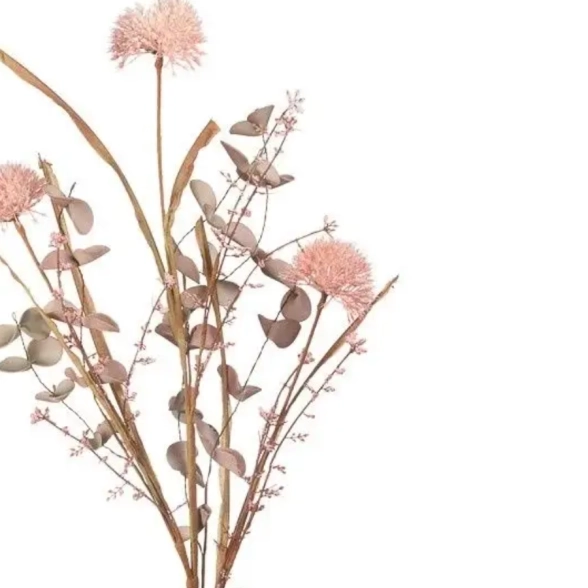 Исскуственное растение Патина бел 18 репей розовый