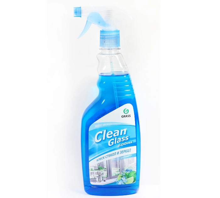 Очиститель стекол Clean Glass голубая лагуна 600мл GraSS