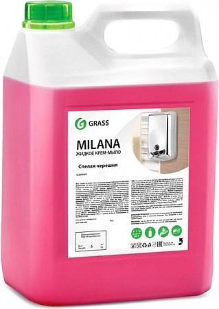 Жидкое крем-мыло Milana fruit bubbles 5л Grass