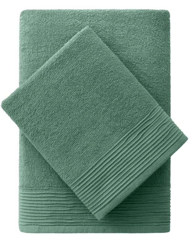 Полотенце Палитра махр.50*90 300г/м2 Эвкалипт Самойловский Текст