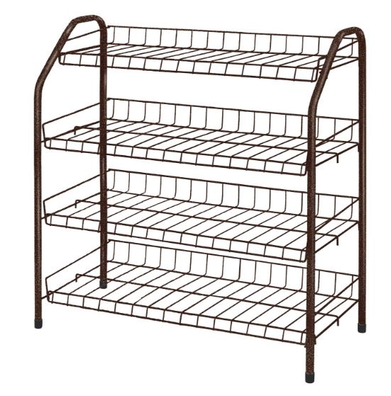 Этажерка 1 д/обуви разб 700х660х300 4 полки ЭТ1 мед.антик