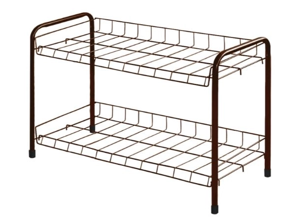 Этажерка 3 для обуви 2 полки 435х660х300 медный антик ЭТ3