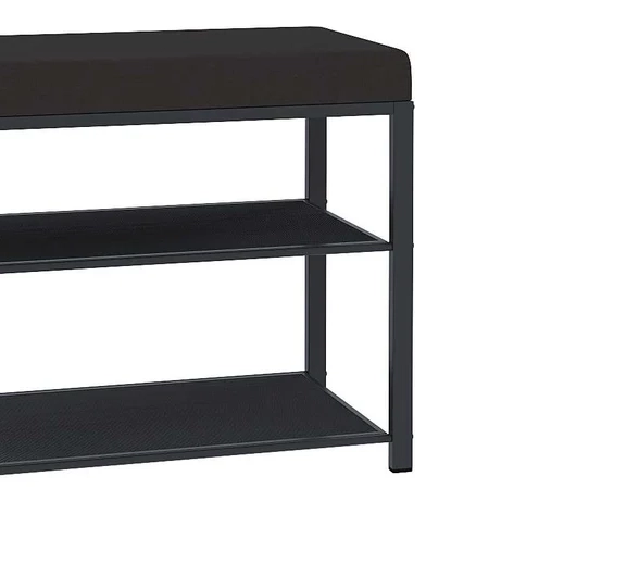 Банкетка Торонто 23 S 670x300x490 графит/сид.серый БТ23СГрС