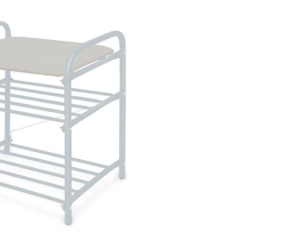 Банкетка Б1-1/МС светло-серый/матовый серый