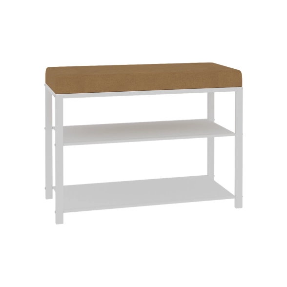 Банкетка Торонто 23 S 670x300x490 белый/сид.беж. БТ23СББ