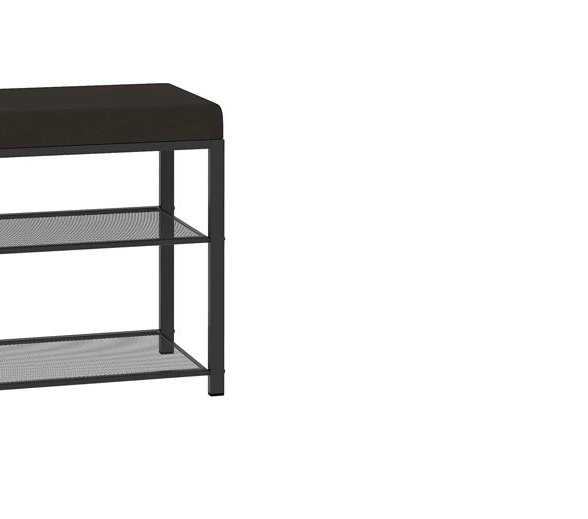 Банкетка Торонто 13 S 470*300*490 графит/сид.серое БТ13СГрС