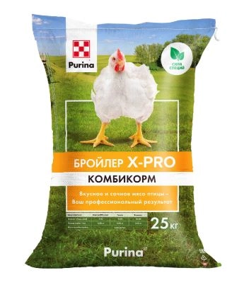 Комбикорм для бройлеров Финишер Purina X-Pro 8366-25