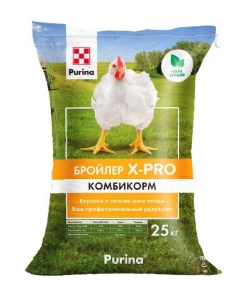 Комбикорм для бройлеров Гроуэр Purina X-Pro 8266-25