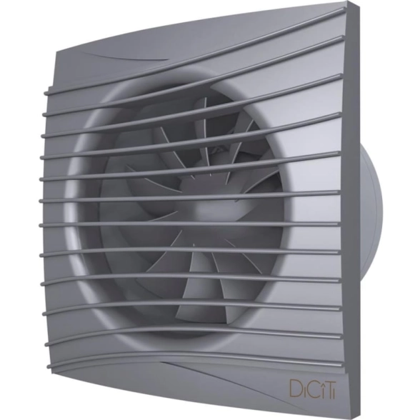 Вентилятор ЭРА SILENT 4C dark gray metal D100