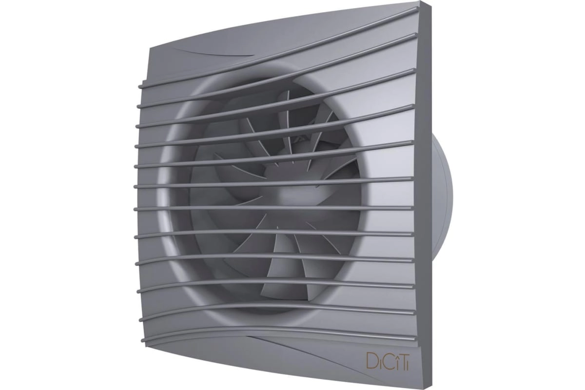 Вентилятор ЭРА SILENT 4C dark gray metal D100
