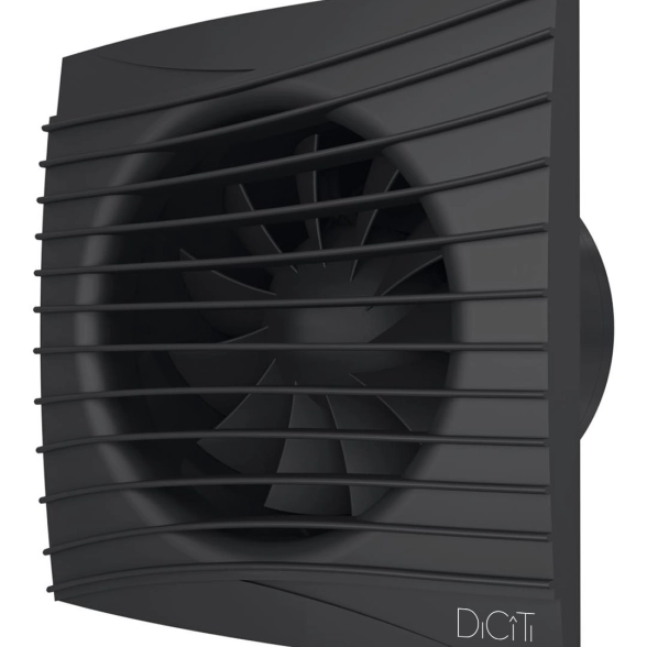 Вентилятор ЭРА SILENT 4C Matt black D100