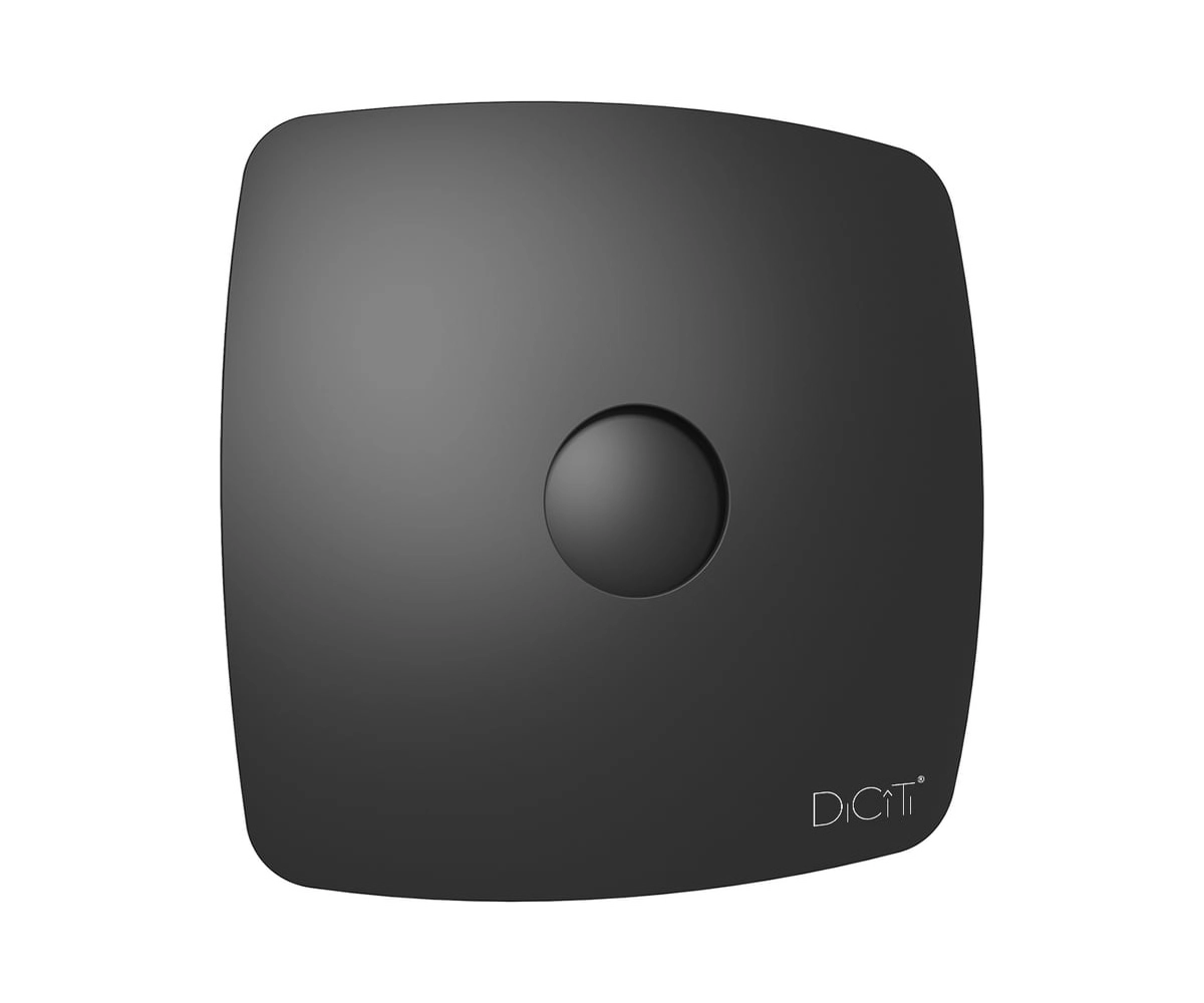 Вентилятор ЭРА RIO D125 Matt black DICITI